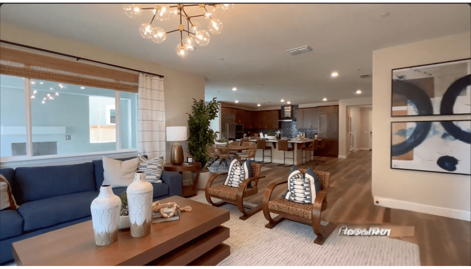 The main living area.